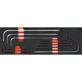 Winkelschraubendrehersatz Innen-6-Kant Kugelkopf